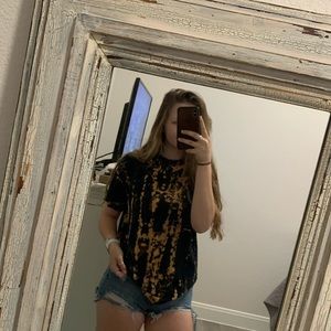 Black Bleached Shirt